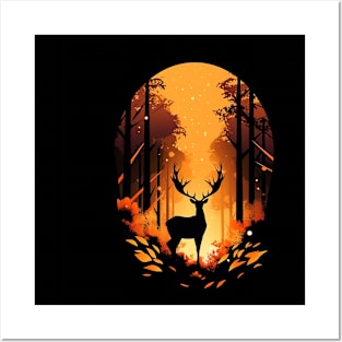 deer Posters and Art